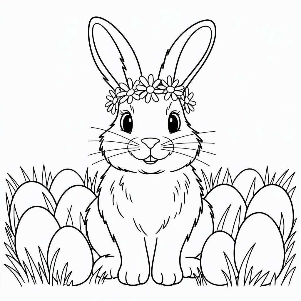 coniglietto di pasqua disegni