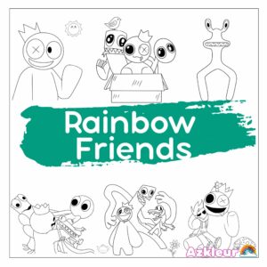 Rainbow Friends da colorare
