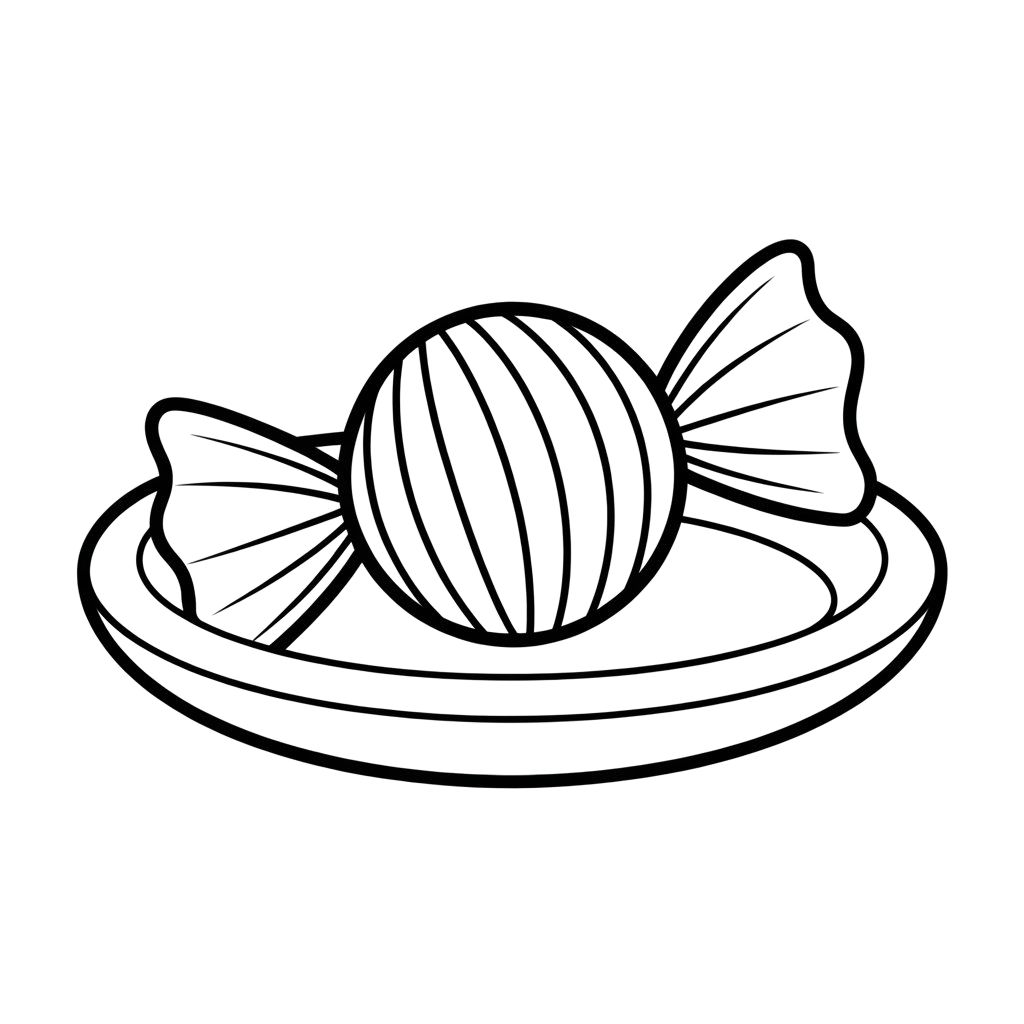 caramelle da colorare e stampare