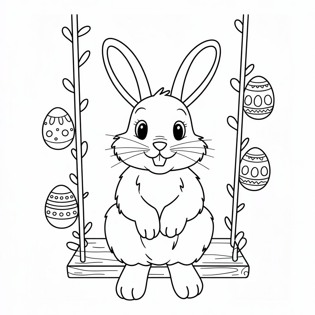 disegni di pasqua coniglietto