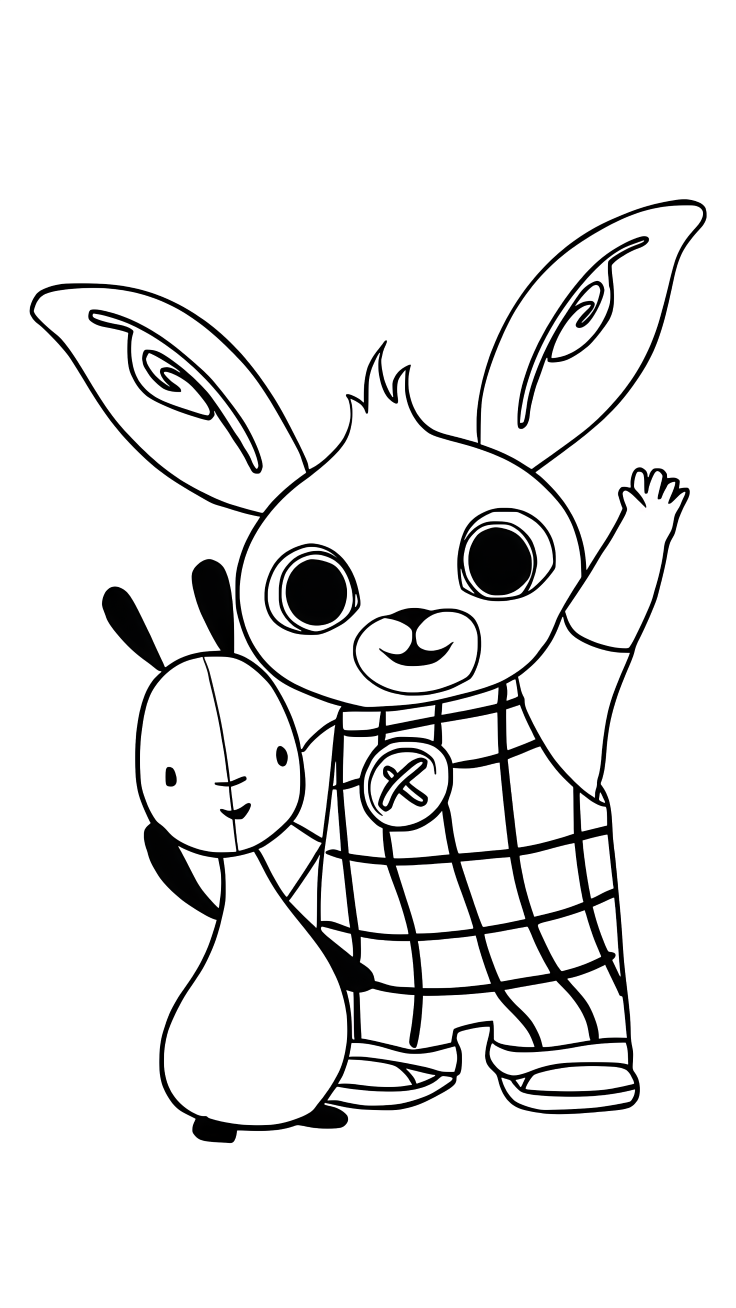 bing e flop da colorare