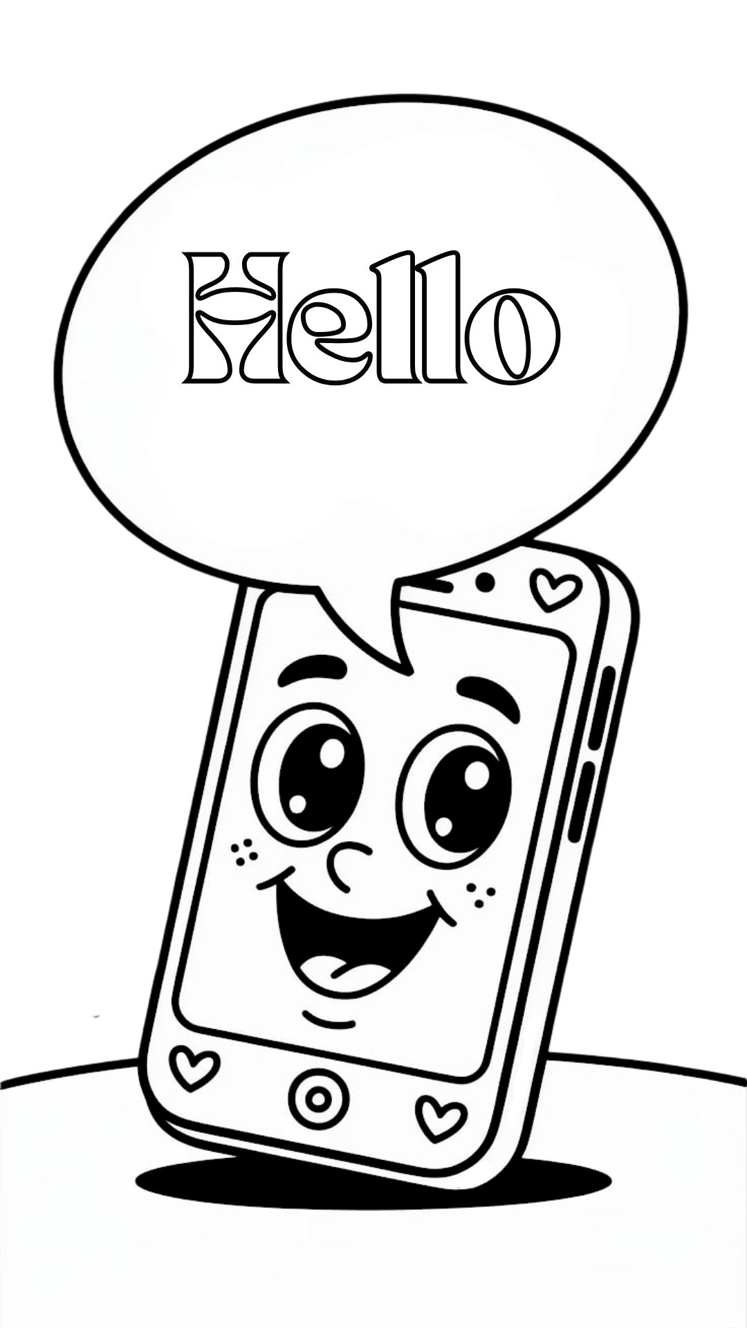 Disegni di Telefono da colorare