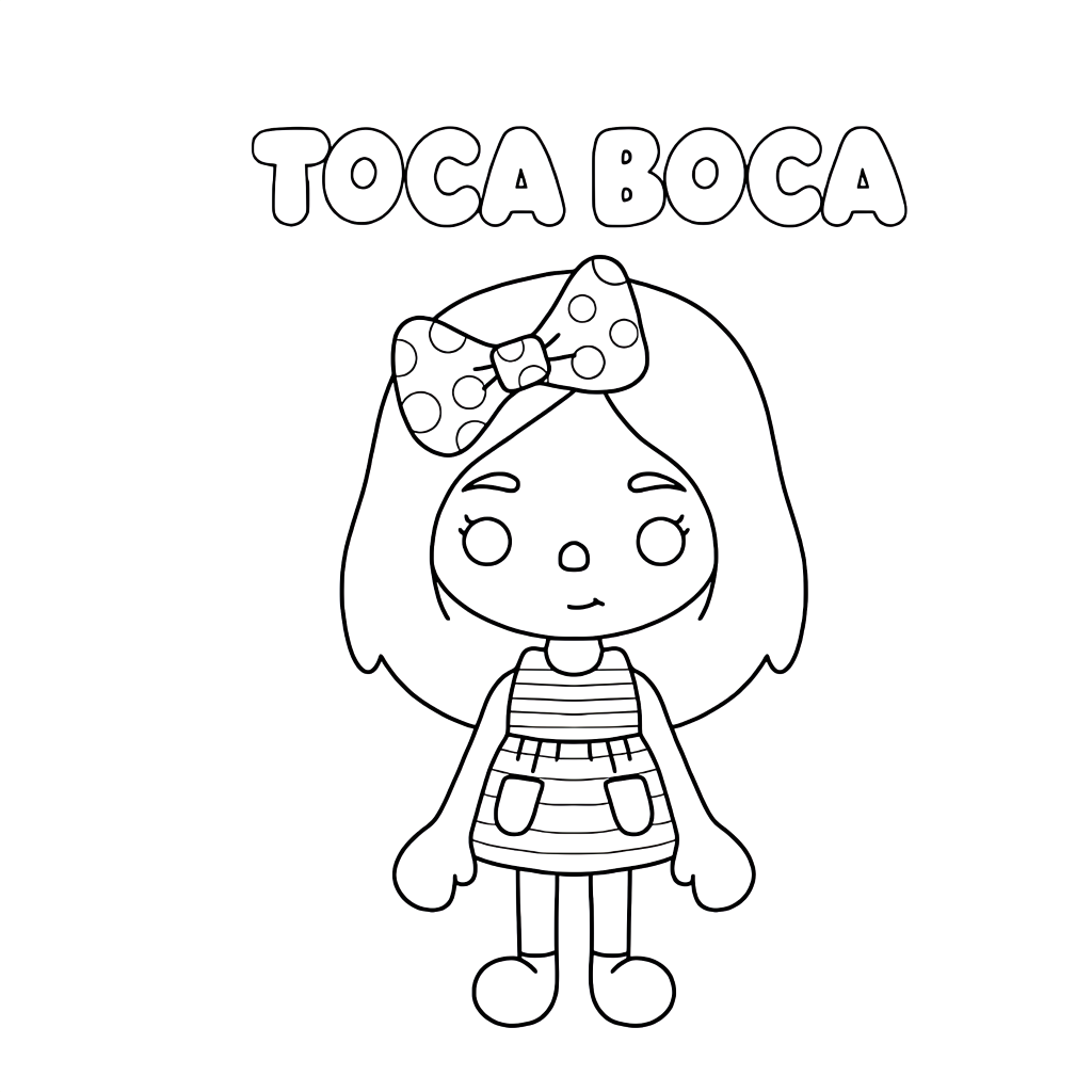 toca boca coloring pages