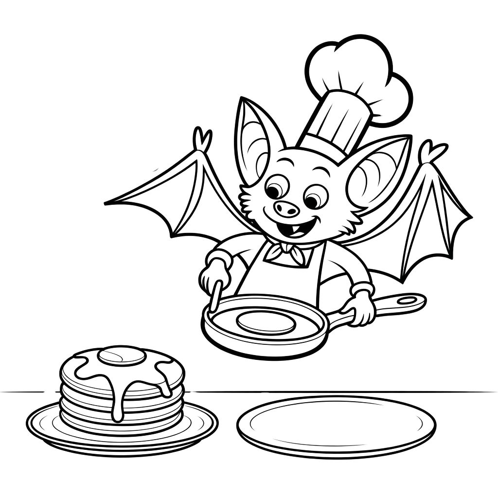 pipistrelli da colorare e stampare