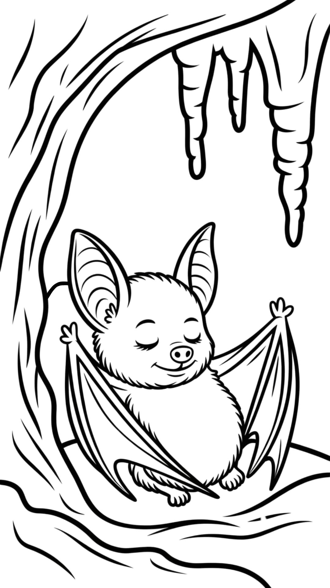 sagoma pipistrello da colorare