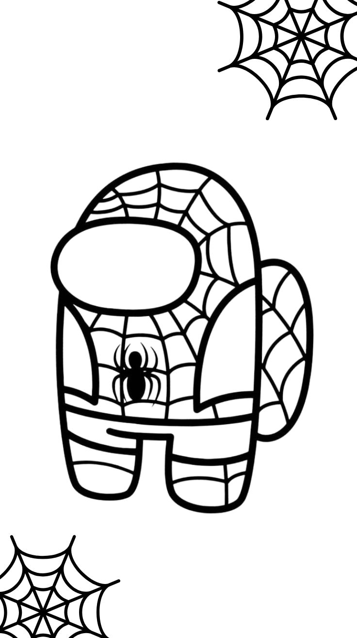 Libro Da Colorare Among Us