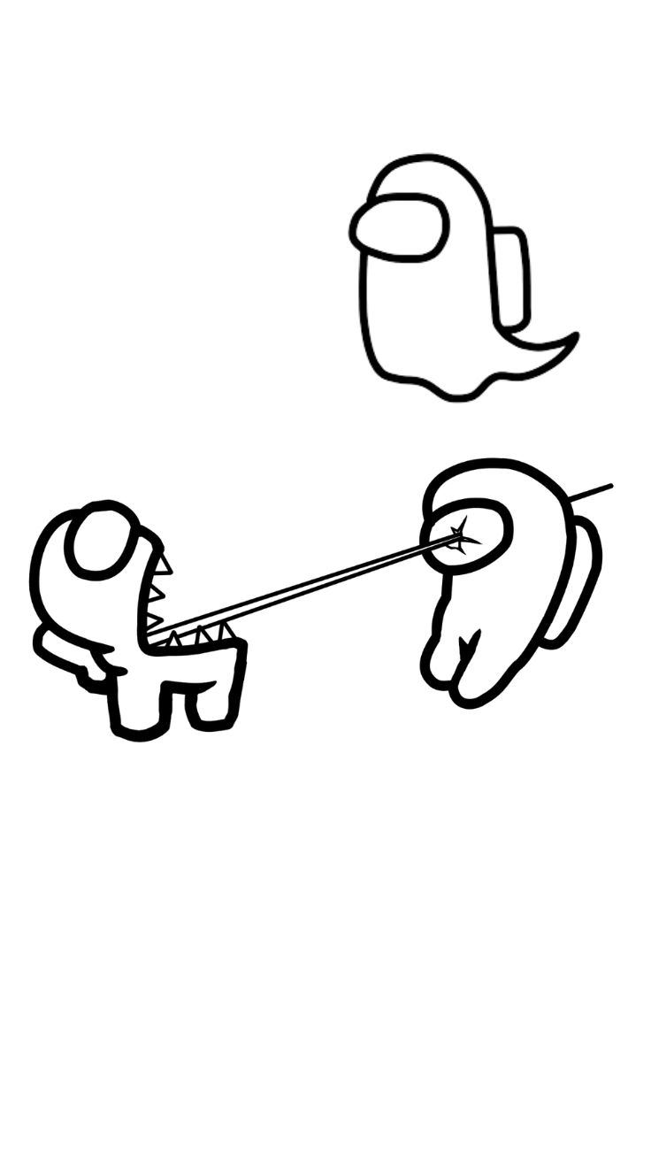 disegni di among us da colorare