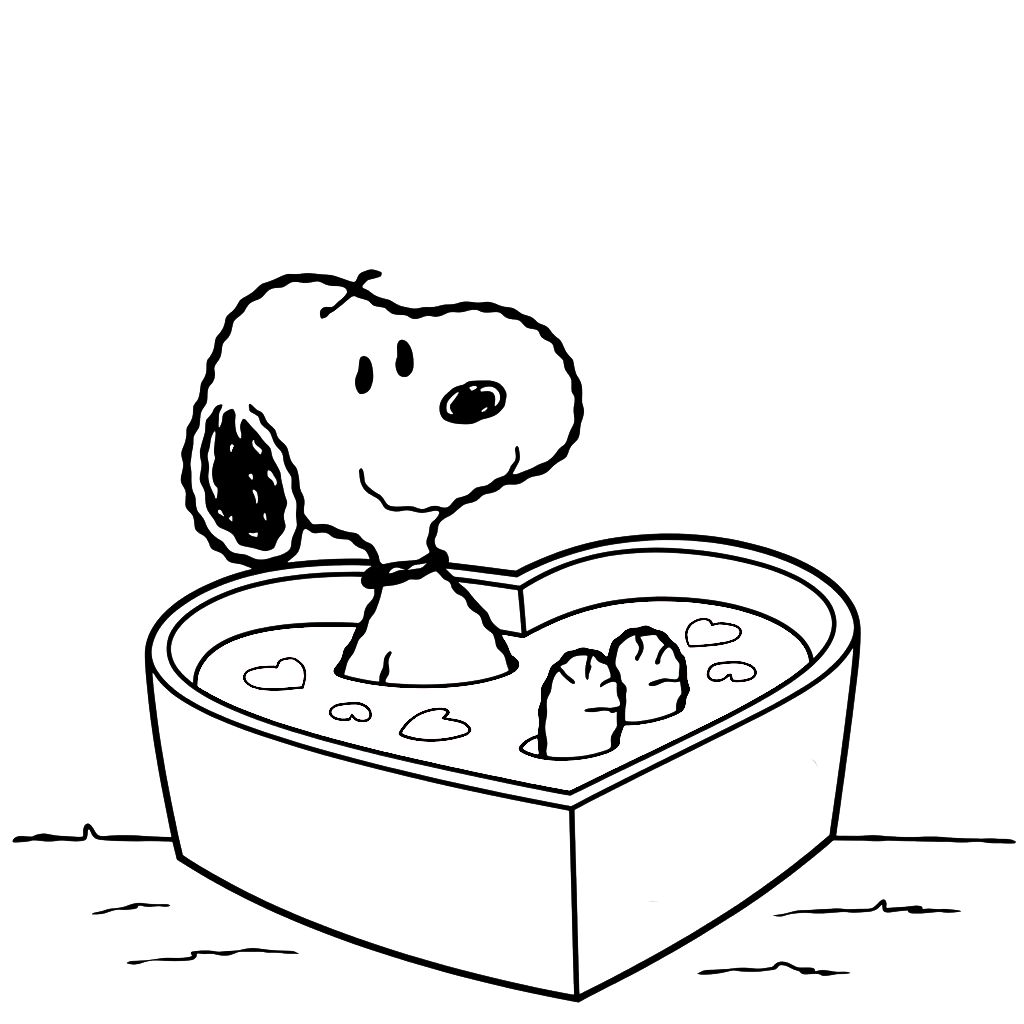 snoopy disegni da colorare