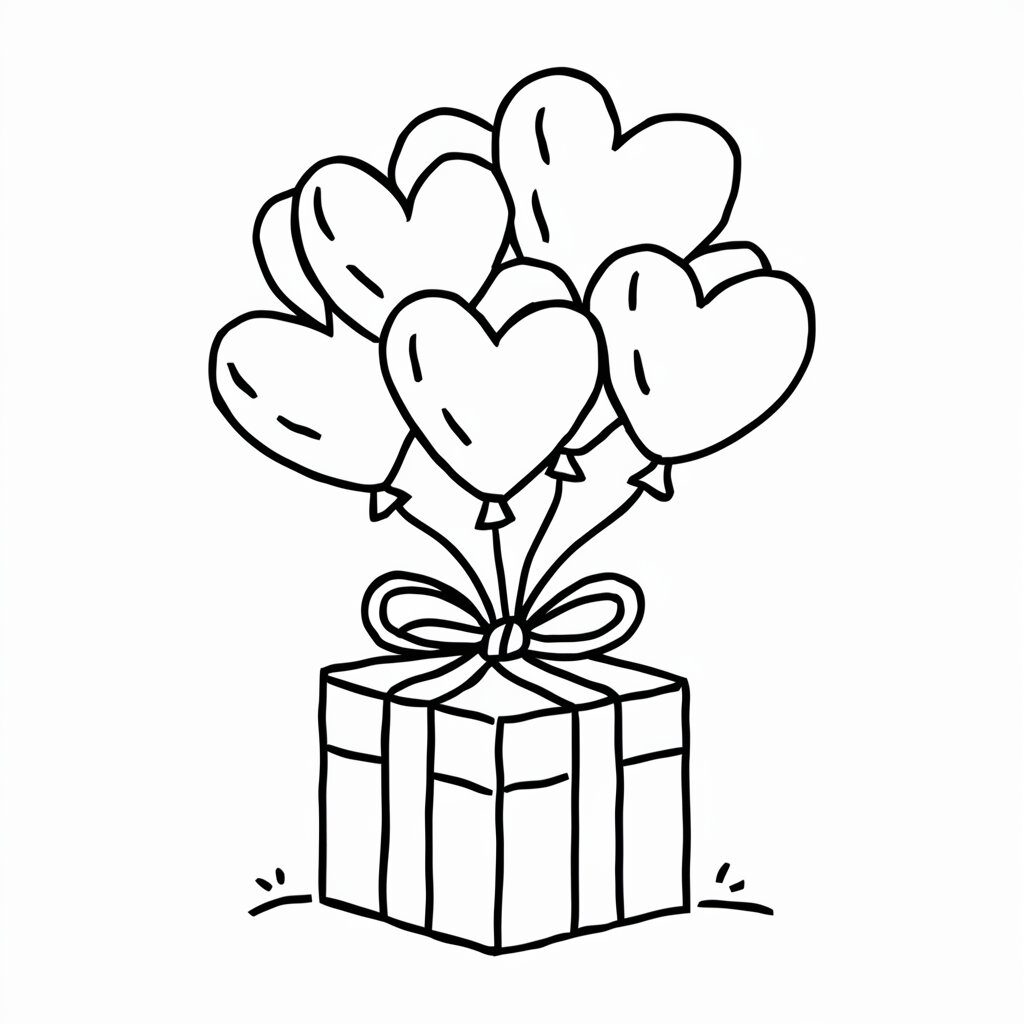 PDF da colorare regalo carino