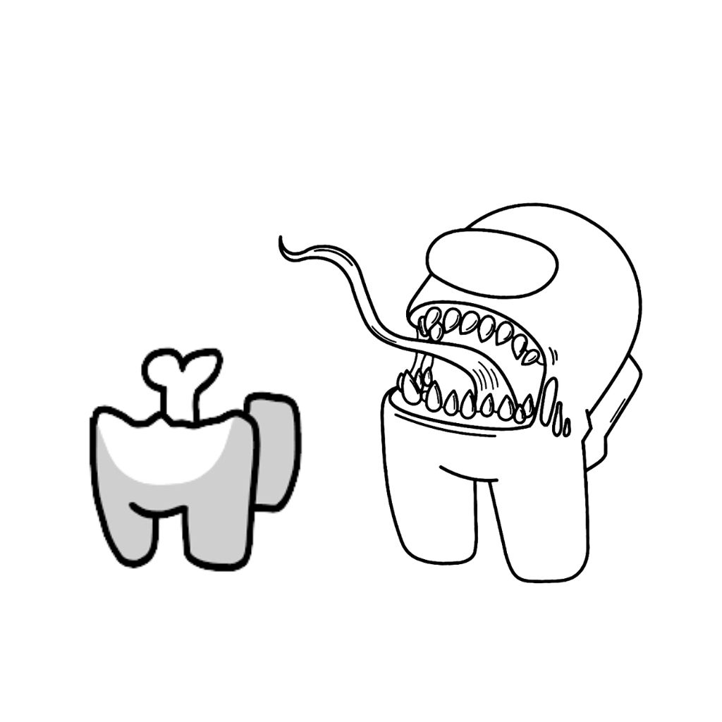 among us da colorare