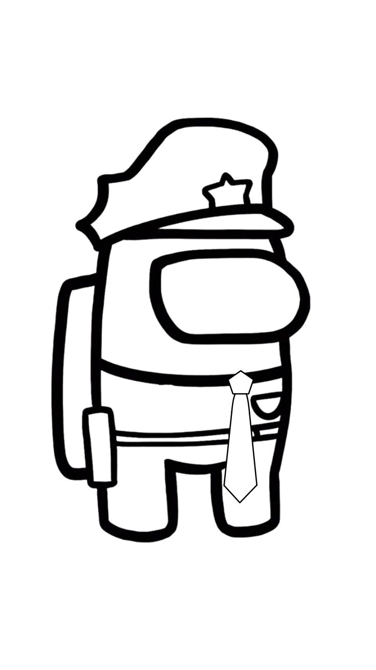 Among Us da Colorare - Disegni per Bambini da Stampare