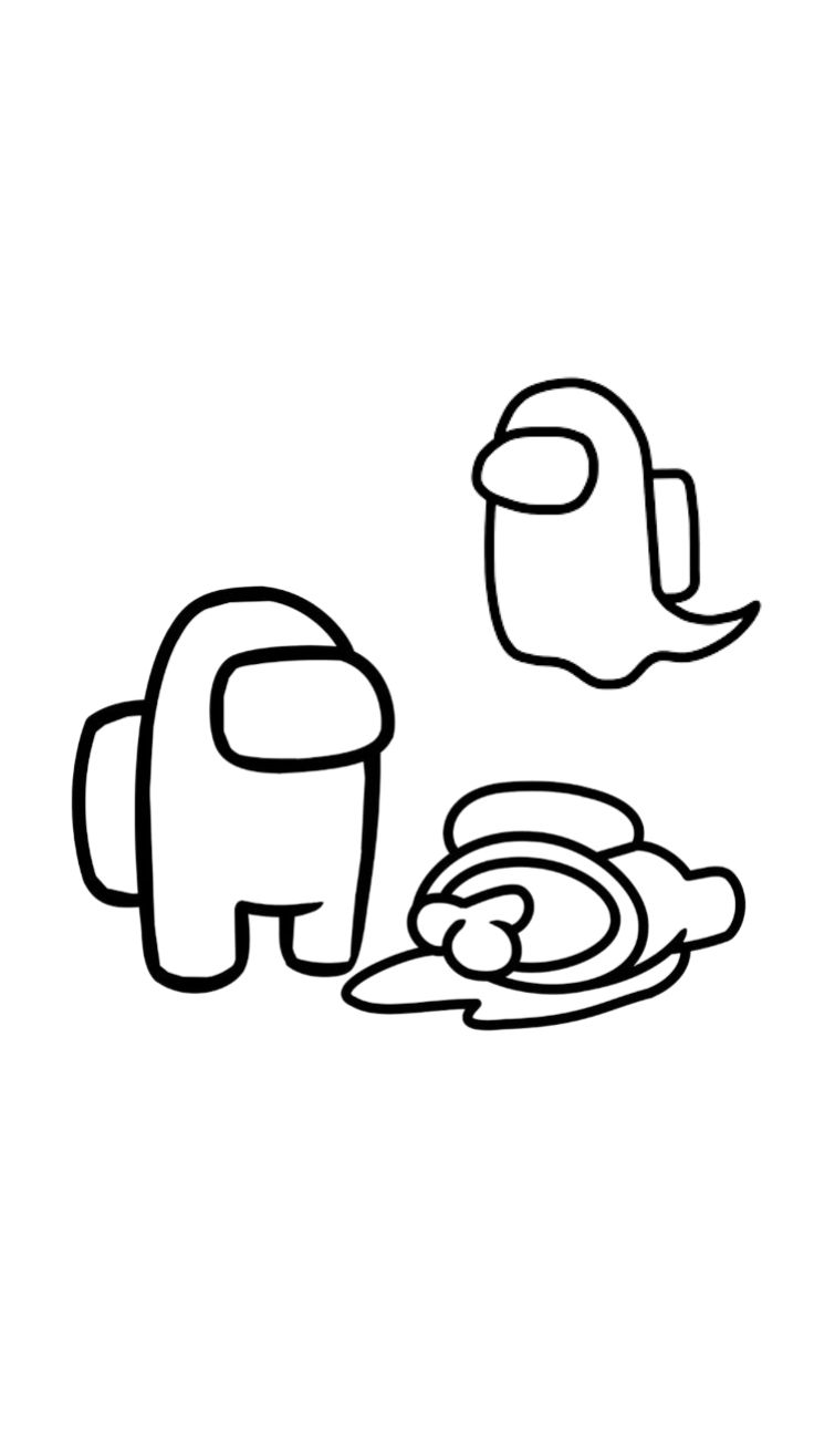 Disegni da Colorare e Stampare Among Us