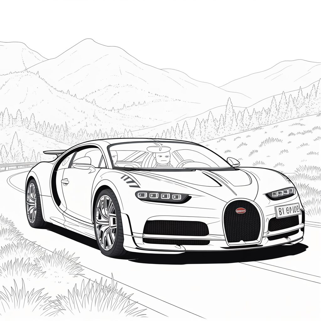 disegni bugatti