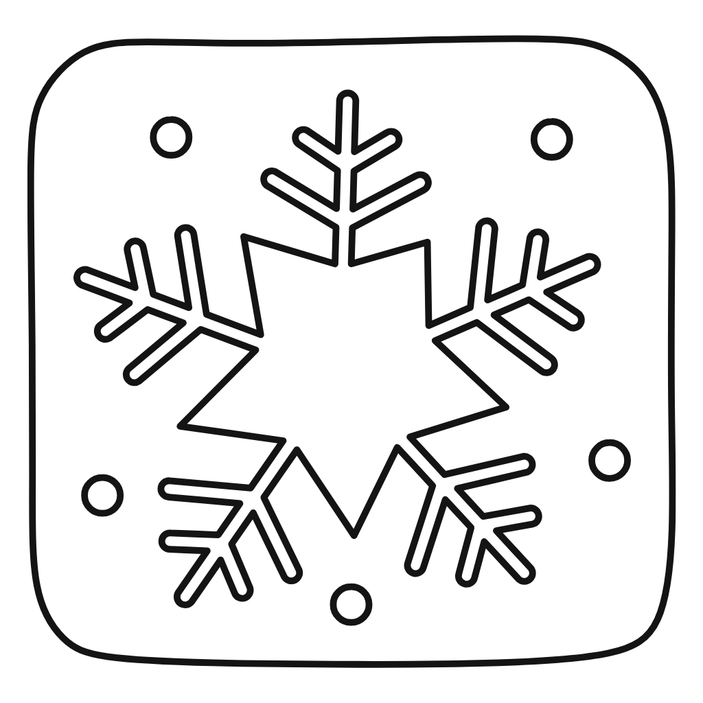 fiocco di neve disegno