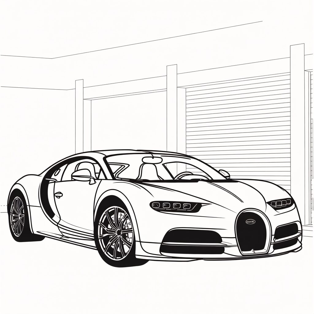 bugatti disegno facile