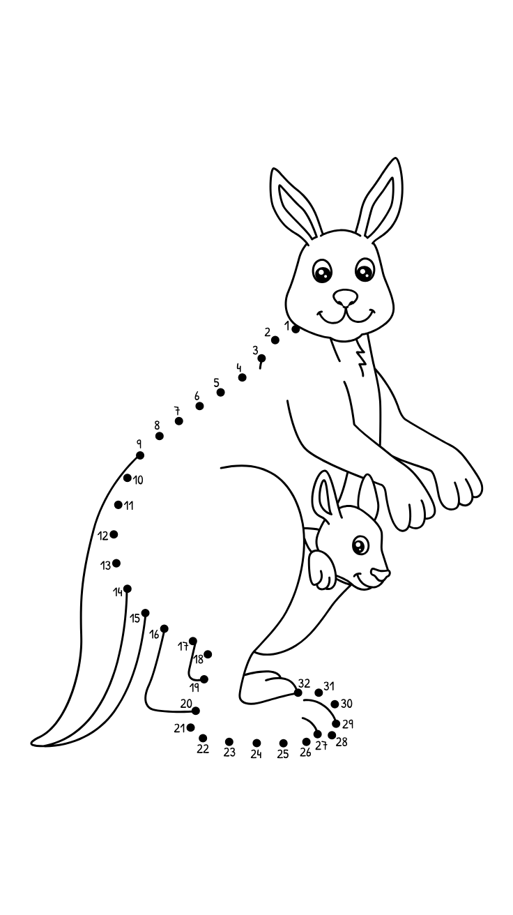 come si disegna un canguro