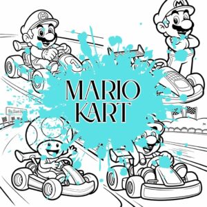 Disegni da colorare di Mario Kart