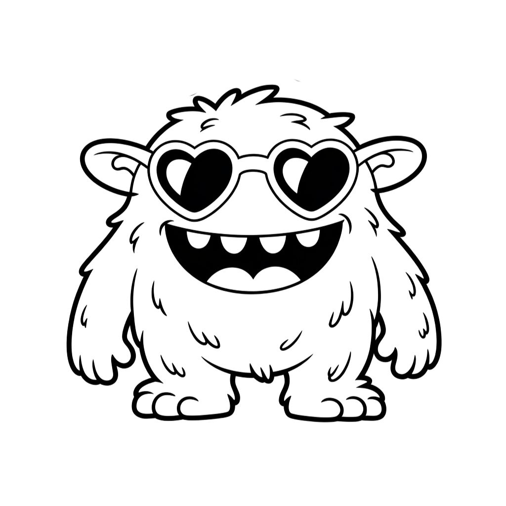 disegni da colorare mostri