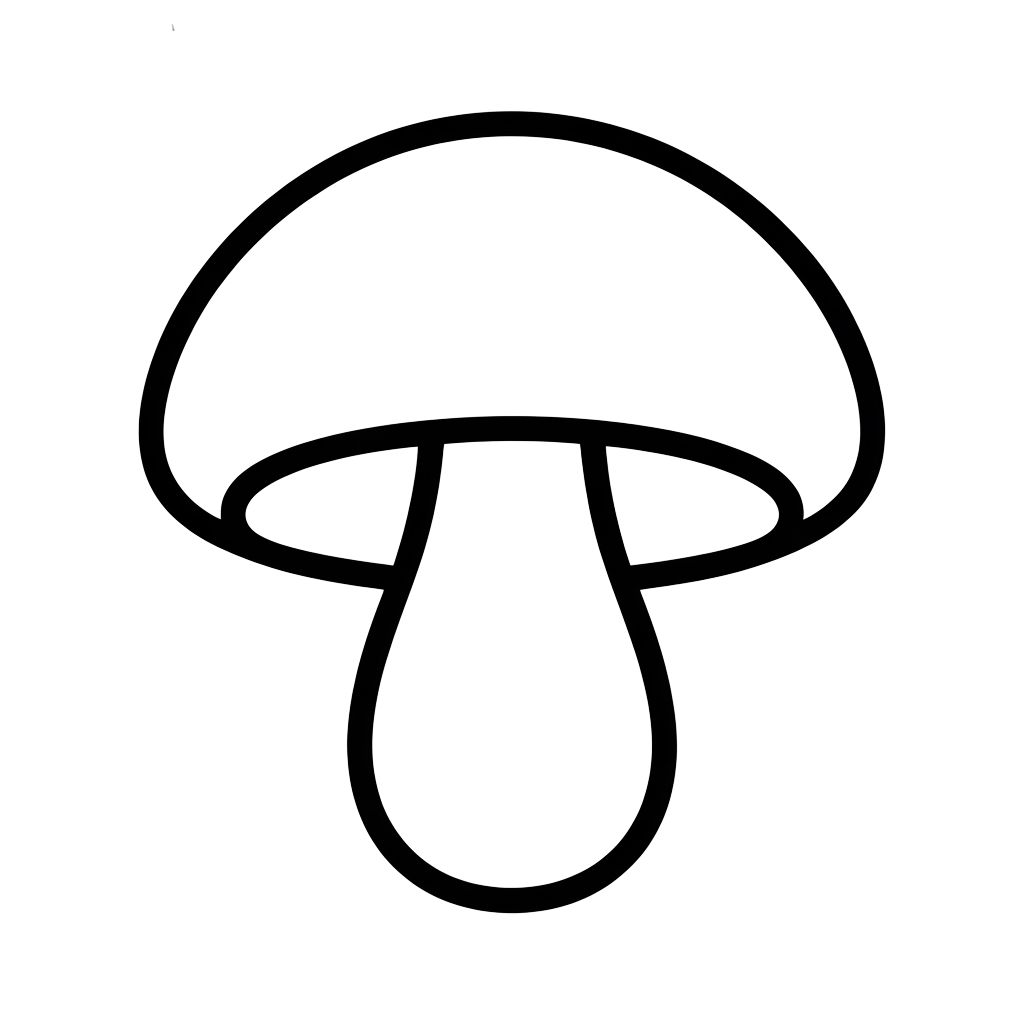 funghi da colorare e stampare