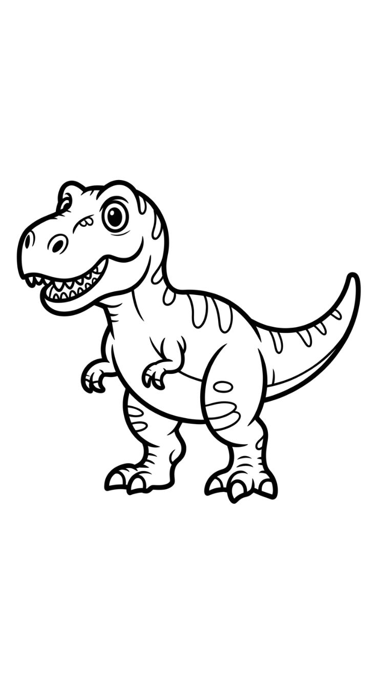 disegni da colorare t rex
