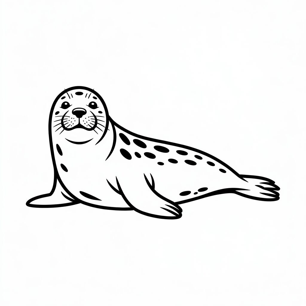 foca disegno bambini