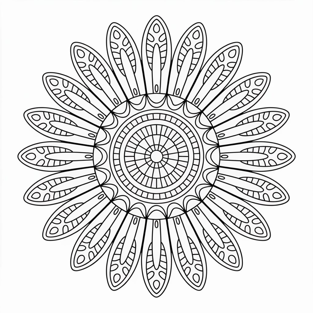 disegnare girasole