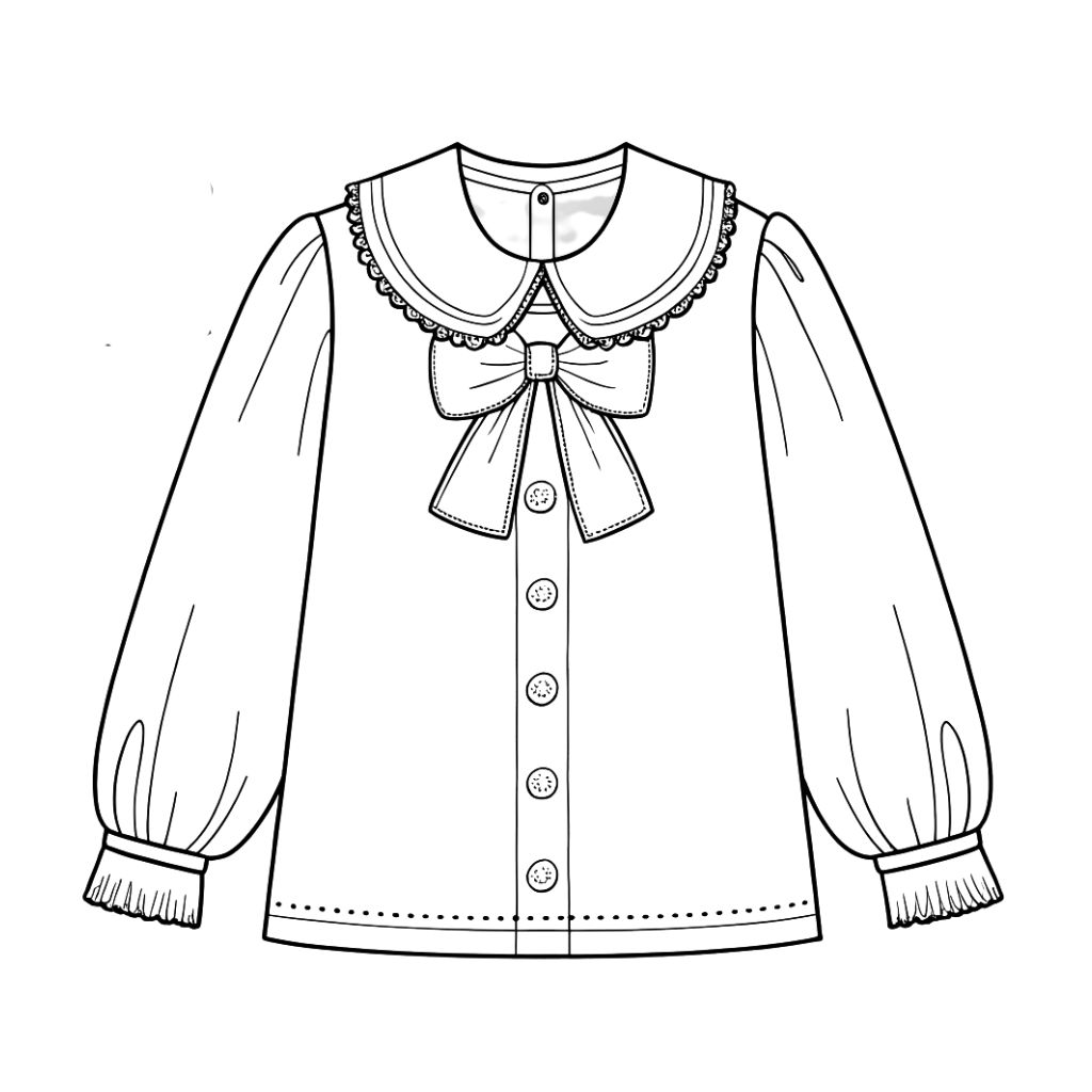 disegni vestiti da colorare