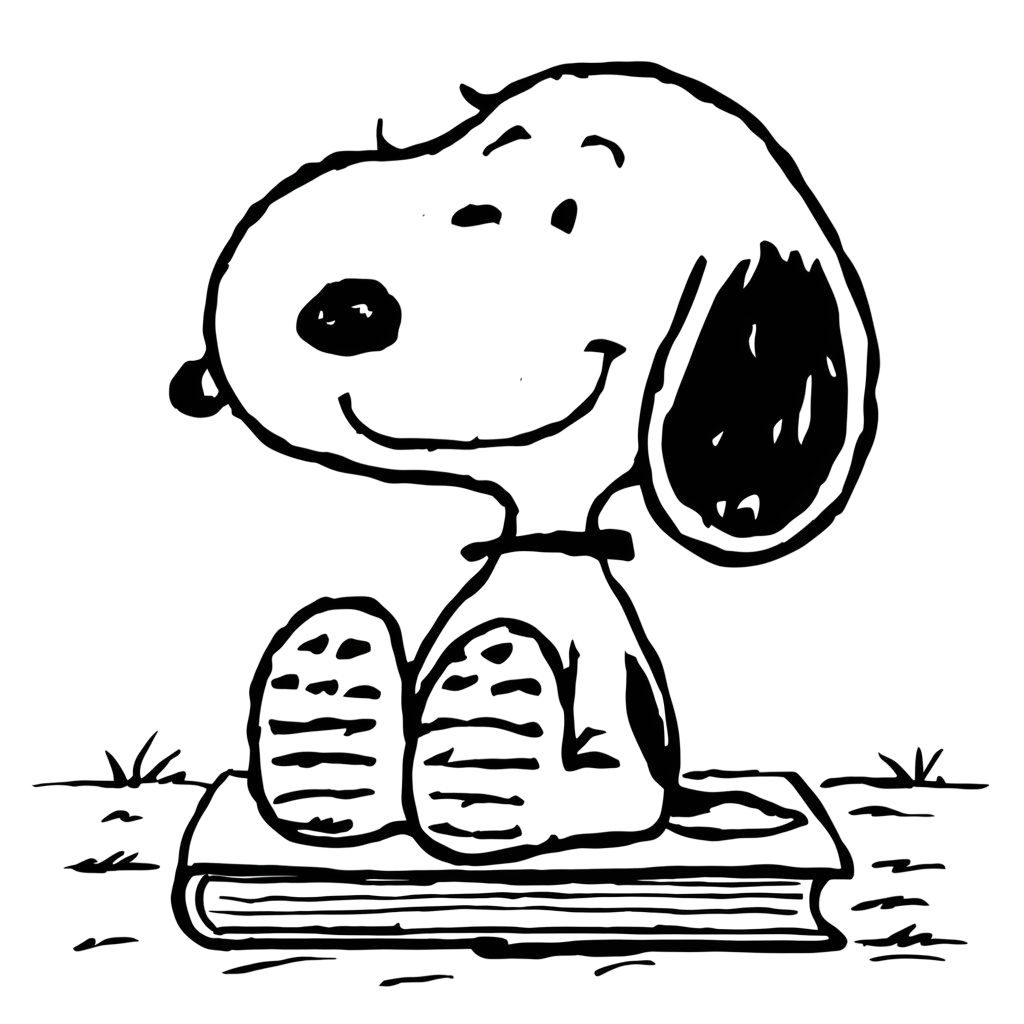 disegno snoopy da colorare