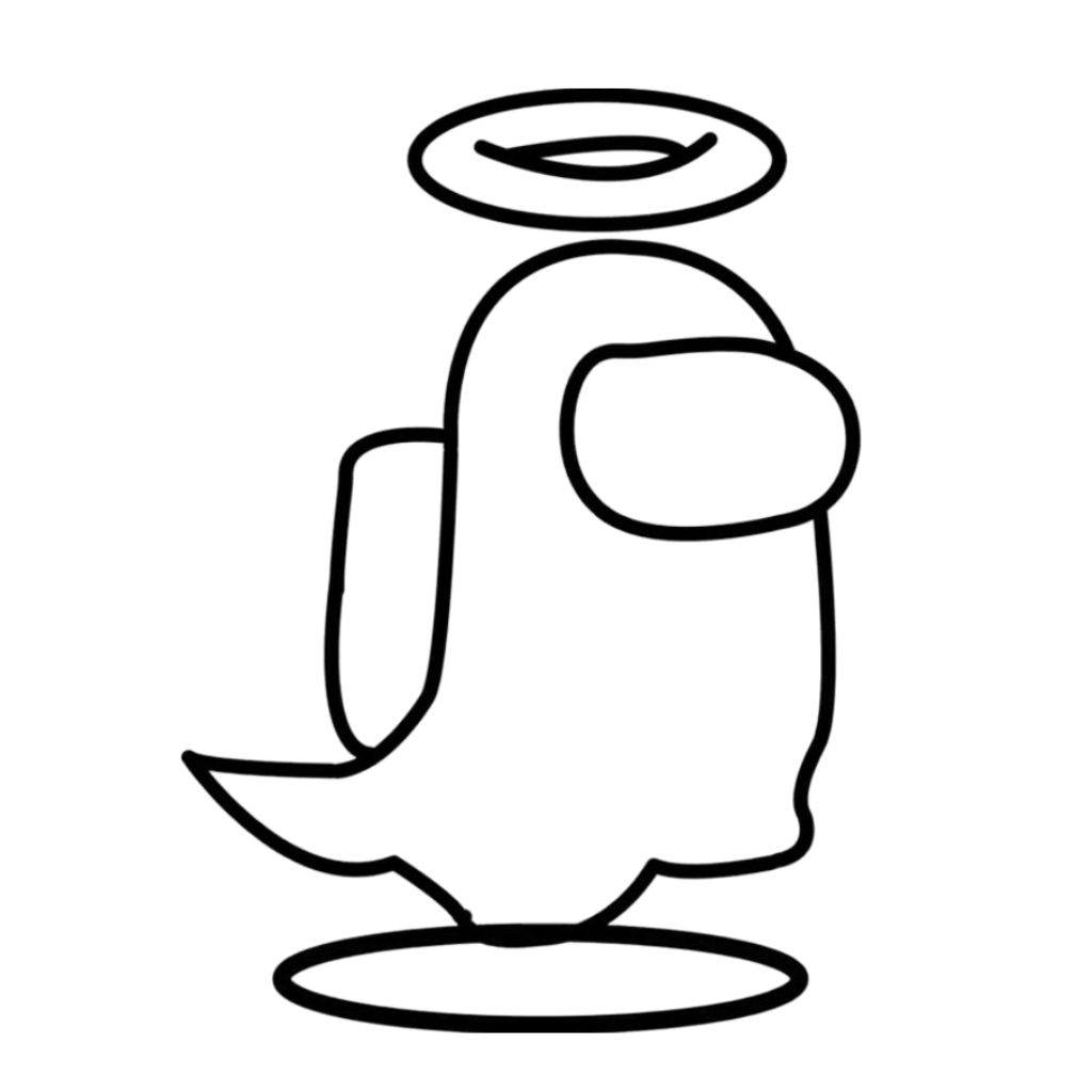 disegni da colorare di among us