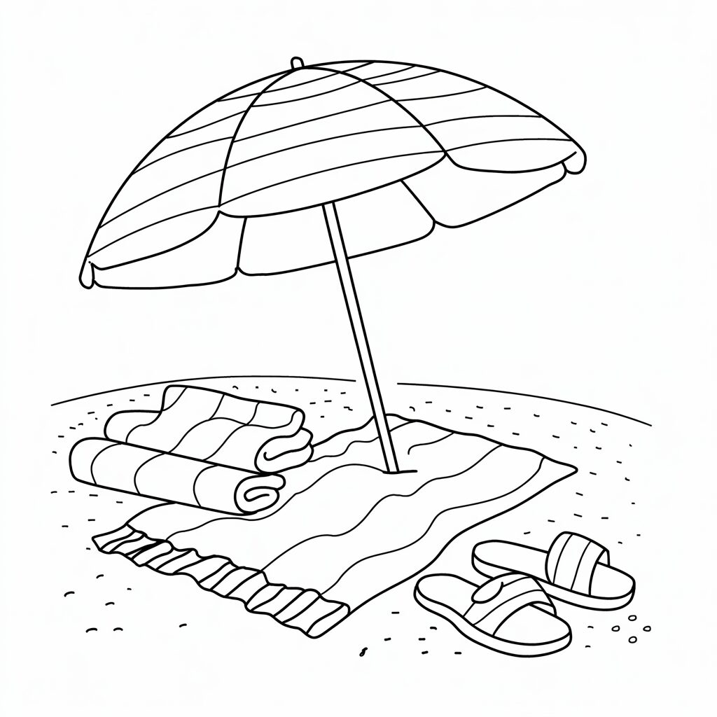 disegni spiaggia