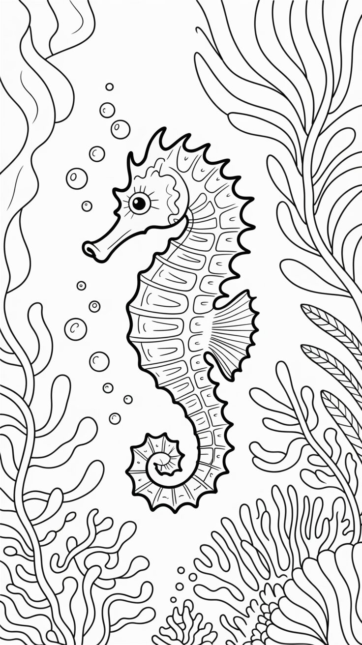 cavallucci marini disegni