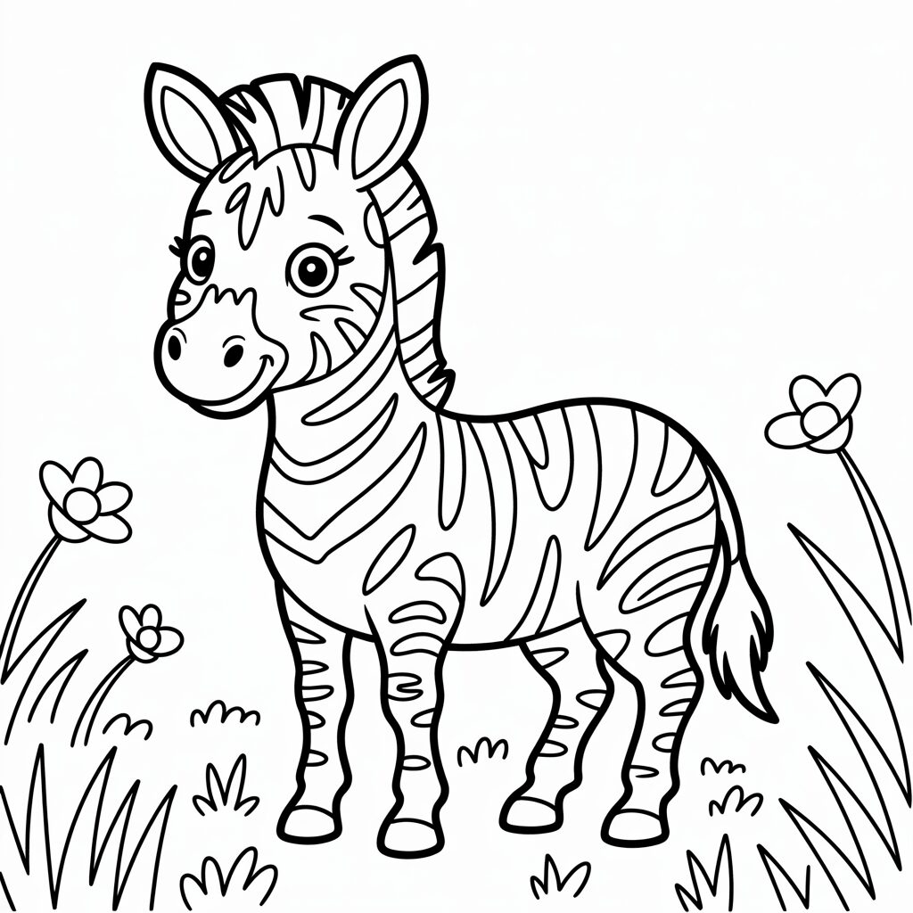 disegno zebra