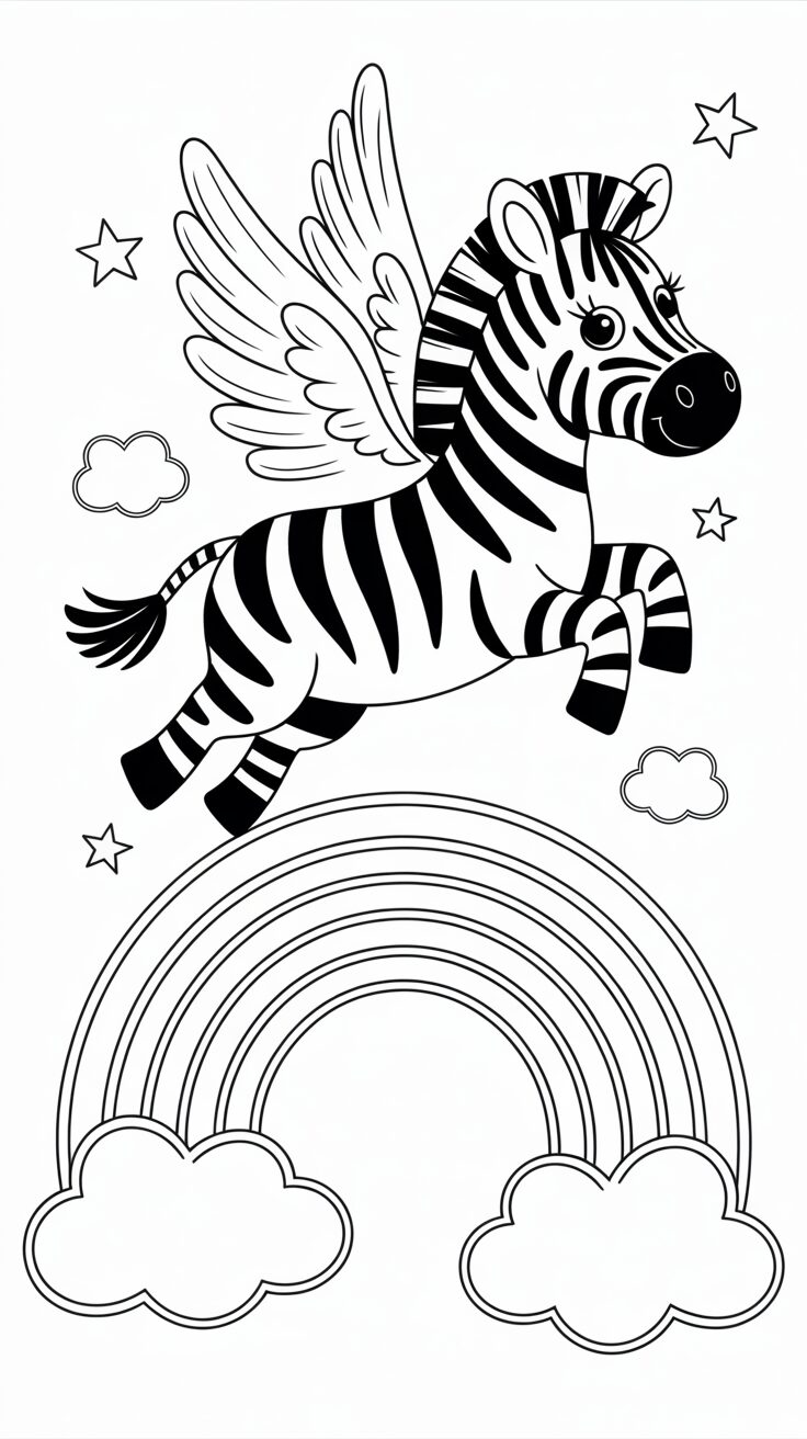 zebra disegno