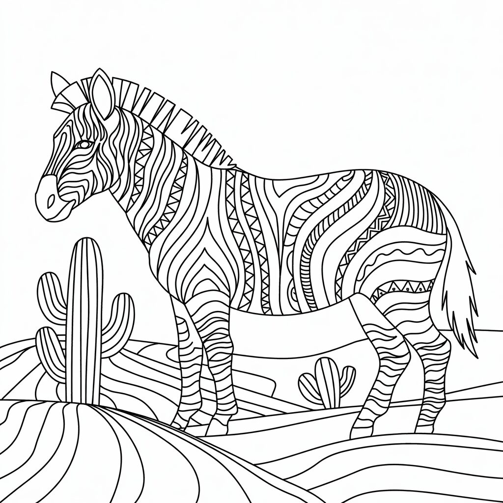 zebra disegni