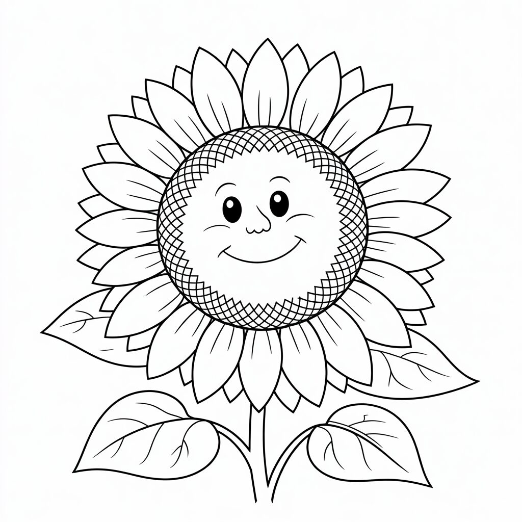 disegni di girasole