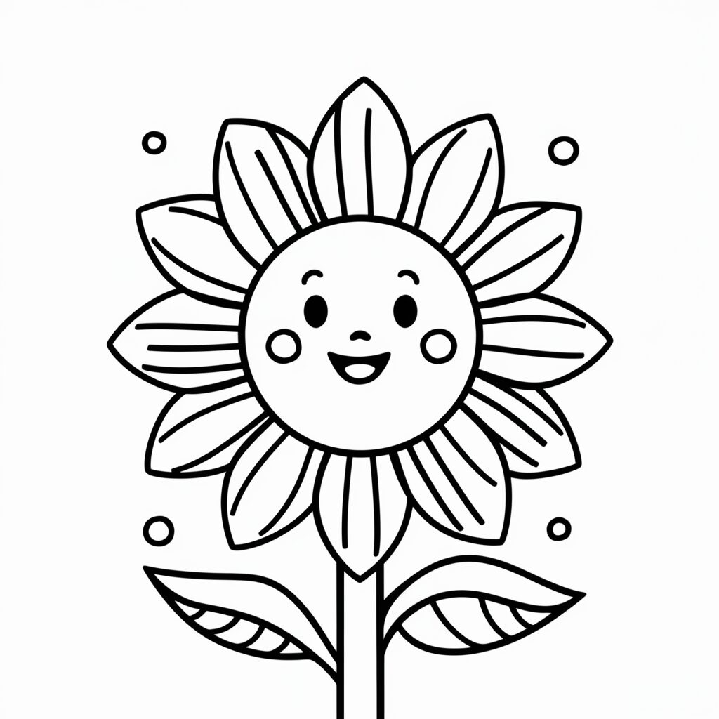 disegno del girasole