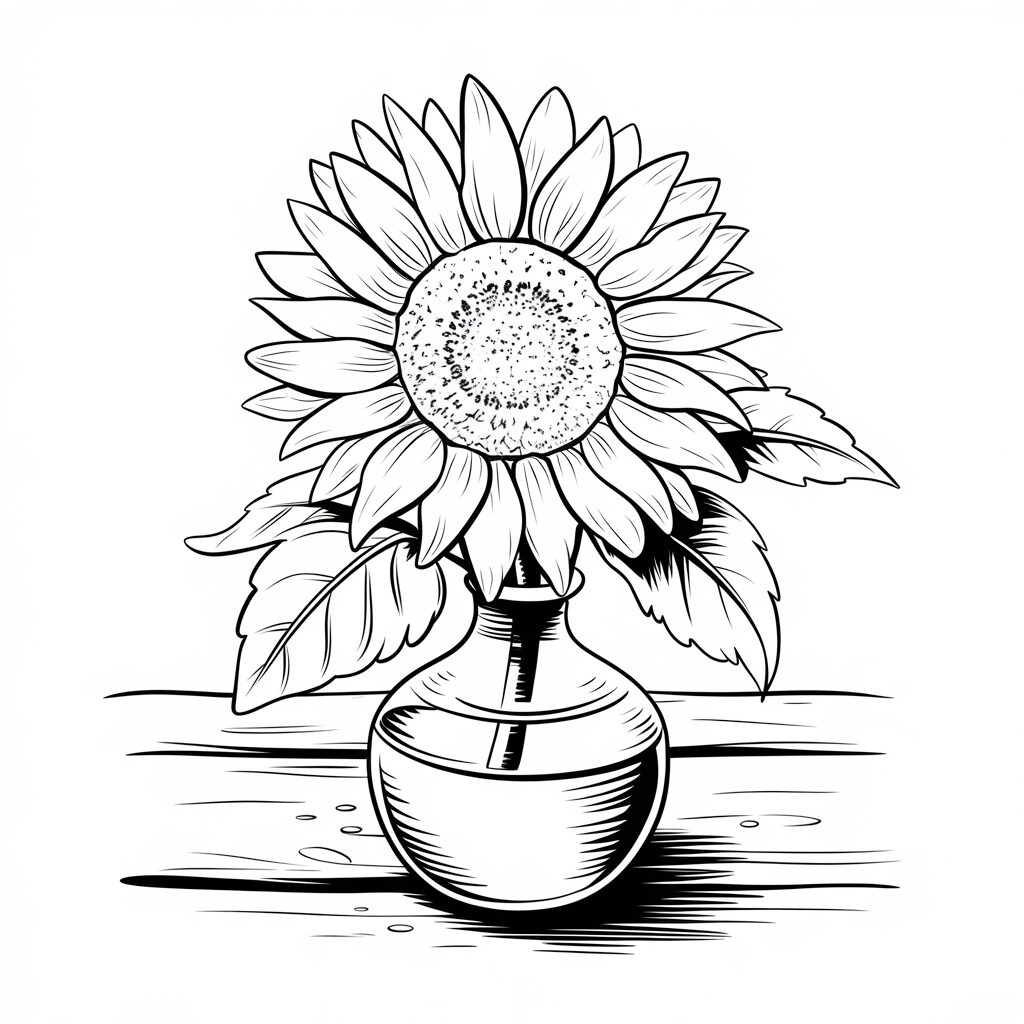 girasoli disegni